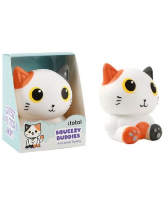i-Total Antistress Squishy Squeezy Buddies - Cat Orange