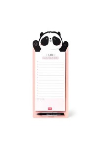 Legami Pandastic Μπλοκ Σημειώσεων Ριγέ με Θήκη για Στυλό