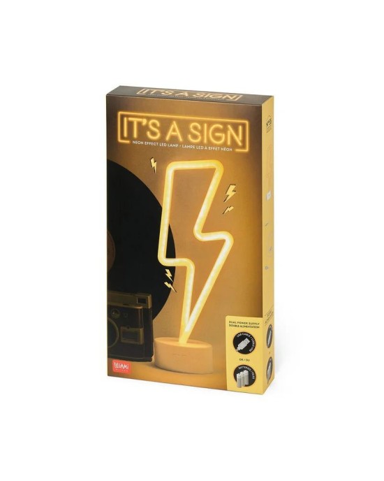 Legami φωτιστικό It's a Sign: Neon Effect - Flash