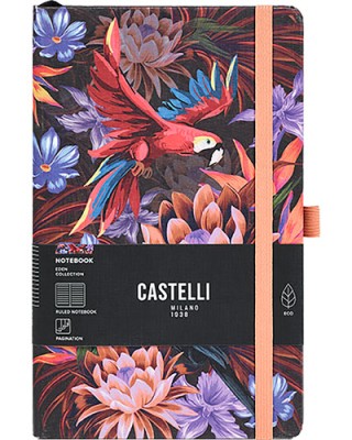 ΣΗΜΕΙΩΜΑΤΑΡΙΟ CASTELLI MILANO ΡΙΓΕ 13Χ21 EDEN WILD GARDEN