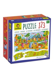 Παιδικό παζλ Puzzle 1 2 3 - The Dinosaurs