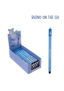 Στυλό Erasable Queen - Rhino On The Go 0,7mm Μπλέ 