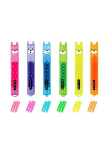 Teddy's Mood 6 Mini Highlighters -Legami