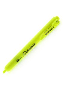 Μαρκαδόρος Υπογράμμισης Writech Retractable Neon Yellow