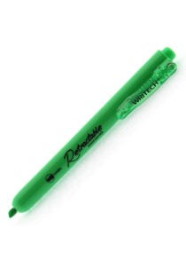 Μαρκαδόρος Υπογράμμισης Writech Retractable Green