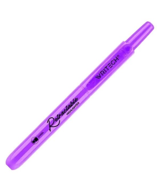 Μαρκαδόρος Υπογράμμισης Writech Retractable Purple