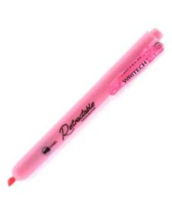 Μαρκαδόρος Υπογράμμισης Writech Retractable Pastel pink