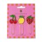 DesignWorks Set of 3 Paperclips – Fruit