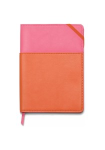 Σημειωματάριο Designworks 15x21cm - Vegan Leather Pocket Pink & Chilli