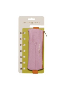 Δερμάτινη κασετίνα για στυλό vegan  Designworks Ink - Pink