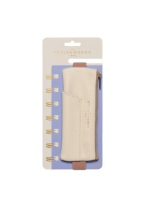 Δερμάτινη κασετίνα για στυλό vegan  Designworks Ink - Ivory