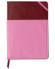 Σημειωματάριο Designworks 15x21cm - Vegan Leather Pocket Burgundy & Pink