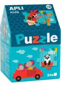 Παιδικό Puzzle Safari House 24pcs Apli Kids