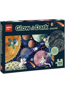 Παιδικό Puzzle Glow In The Dark Ηλιακό Σύστημα 104pcs Apli Kids