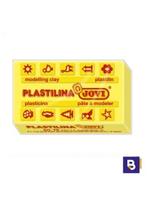 Jovi Πλαστελίνη Basic 50gr - Κίτρινο