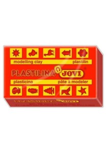 Jovi Πλαστελίνη Basic 50gr - Κόκκινο