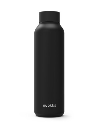 QUOKKA STAINLESS STEEL ΘΕΡΜΟΣ SOLID JET BLACK 630ml