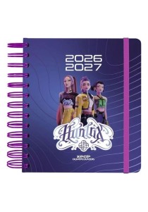 Ακαδημαϊκό Ημερολόγιο Σπιράλ 2026-2027 Ημερήσιο 11μηνο 14X16εκ K-POP DEMON HUNTERS