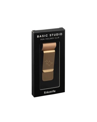 Kokonote Pen Holder Clip – Almond Latte, Beige, 