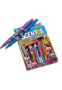 Μαρκαδόροι Αρωματικοί Scentos Metallics Κουτί 8 Χρωμάτων