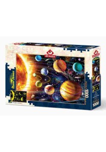 Παζλ Art Puzzle neon 1000 κομμάτια - Solar System