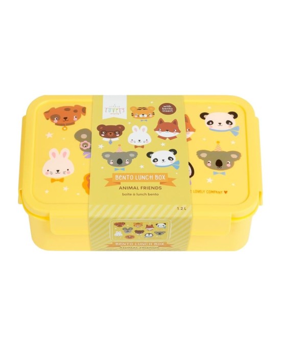 A little lovely company: Δοχείο φαγητού Bento Lunch box Animal Friends