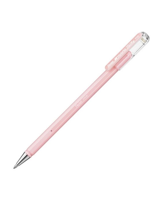 Στυλό Pentel Hybrid Milky - Ροζ παστέλ