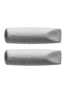 Γόμα Faber-Castell- Διπλή γκρι