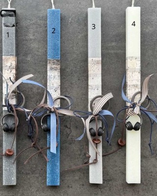 Λαμπάδα με μπρελόκ ακουστικά Νο4