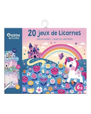 Σετ δραστηριοτήτων My Games Pouch - 20 games - Unicorns