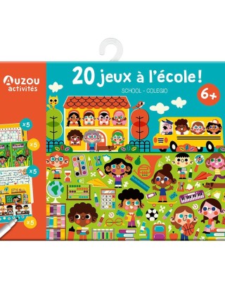 Σετ δραστηριοτήτων My Games Pouch - 20 Games - School