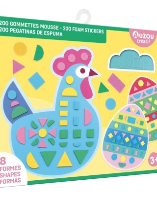 Σετ δραστηριοτήτων με αφρώδη αυτοκόλλητα My Little Artist's Activity Kit - 200 Foam Stickers - Easter