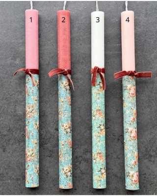 Λαμπάδα με ντεκουπάζ  Νο4