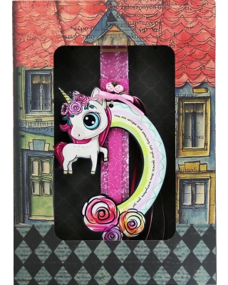 Λαμπάδα Μονόκερος rainbow - Λουλούδια