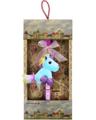 Λαμπάδα Μπρελόκ μονόκερος - Σιέλ