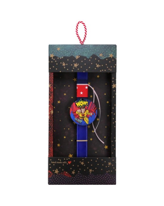 Λαμπάδα Basic -Super Hero WOW