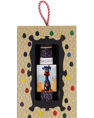 Λαμπάδα Μαγνητάκι pet - Σκύλος Blacky