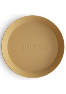 Παιδικό πιατάκι Mushie 2 τεμάχια - Mustard