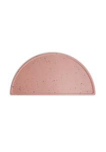Σουπλά σιλικόνης mushie Powder pink confetti