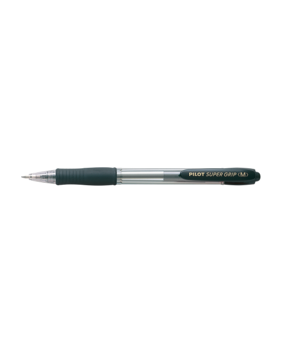 Στυλό PILOT Supergrip Medium 1.0 - Μαύρο