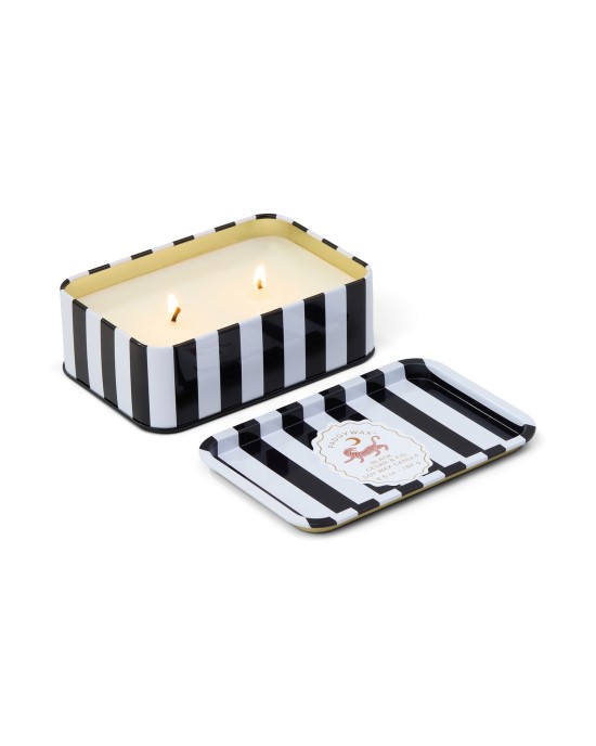 A dopo κερί σόγιας μεταλλικό δοχείο, Black Cedar & Fig 184gr Tiger - Paddywax