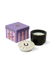 Tabac & Pine κερί σόγιας σε μαύρο γυάλινο δοχείο 226gr, Charmed - Paddywax