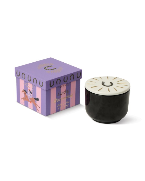 Tabac & Pine κερί σόγιας σε μαύρο γυάλινο δοχείο 226gr, Charmed - Paddywax