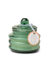 Αρωματικό Κερί Beam Πράσινο με καπάκι, Cypress & Fir 85gr