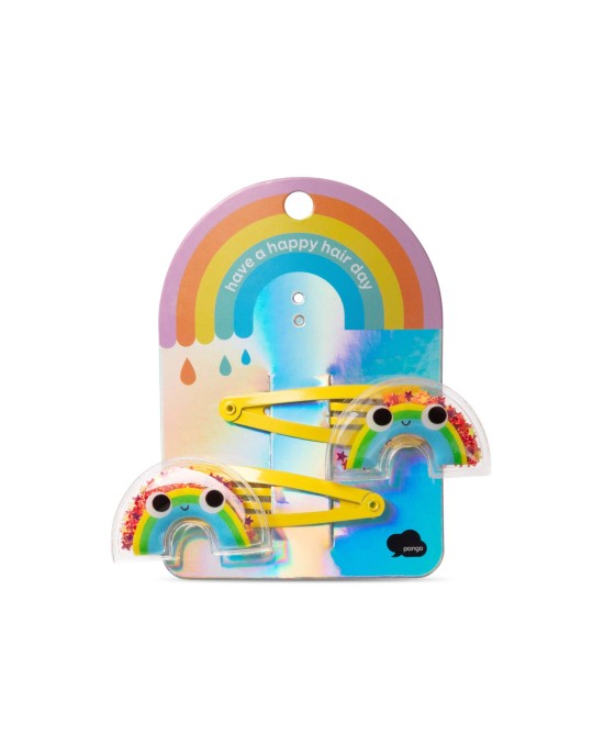 Hair clip Rainbow- 2τμχ