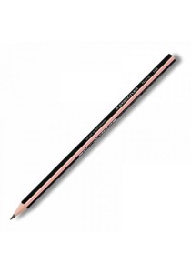 Staedtler Μολύβι Noris 118 Triplus Pastel HB Μαύρο/Ροζ 