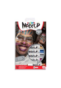 Χρώματα Προσώπου Mask Up Carioca - Metallic