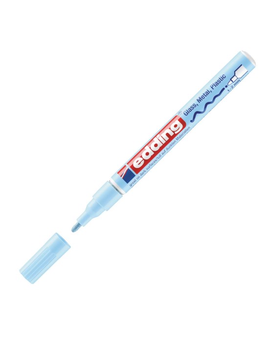 Μαρκαδόρος λαδιού edding 751 Creative 1-2mm - Γαλάζιο παστέλ