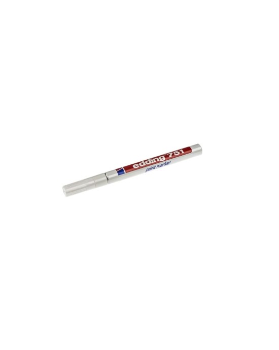 Μαρκαδόρος λαδιού edding 751 1-2mm - Ασημί