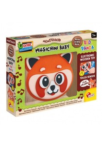 Εκπαιδευτικό Montessori Baby Wood Ξύλινο Μουσικό Κόκκινο Πάντα